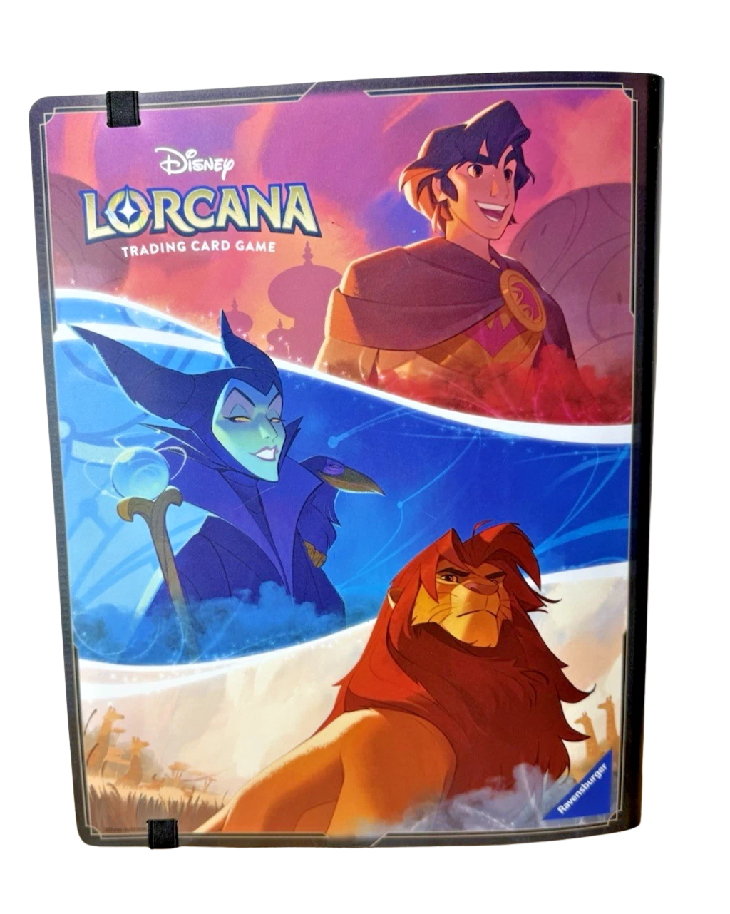 Original character collage card portfolio back